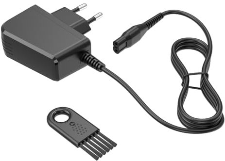 Caricabatterie 4,3V Compatibile con Philips A00390, per QP2520 QP2620 QP2510 MG3740 MG3730 MG3720 MG5740 MG5730 MG5720 S1121 BT3206 BT3208 BT405 Rasoio Regolabarba Uomo Tagliacapelli Alimentatore