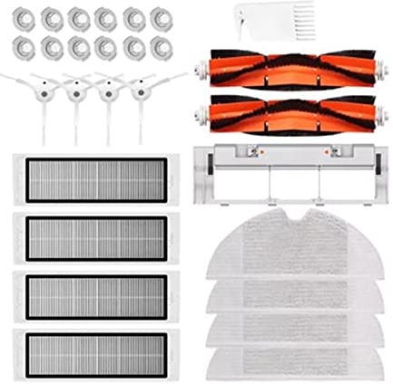 NLNGZKZFNF Vacuum Cleaners Parts Accessories Kits Fit For Xiaomi Robot Replacement Vacuum Parts Main Brush Filter Side Brush Vacuum cleaner parts