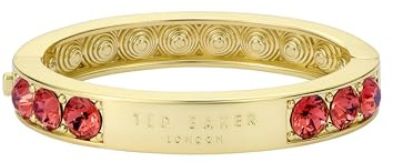Ted Baker London Rosie Crystal Rock Scharnier-Armreif für Damen, Standard, Messing, Kein Edelstein