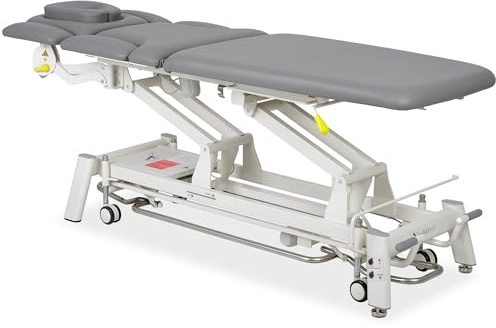 HABYS Proxima X7 | Elektrische Massageliege Behandlungsliege Therapieliege Massagebank Kosmetikliege | Höhenverstellbare 7-Segmente | 198 x 68 cm