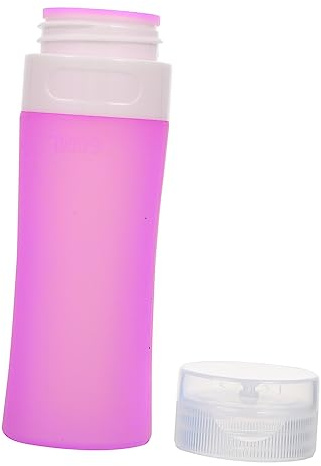 HAMPPLIES Leichte Auslaufsichere 60ml Silikon Reise Lotionflasche aus Pp mit Dichtem Verschluss als Aufbewahrungsflasche für Shampoo und Kosmetik Geschäftsreisen und Outdoor
