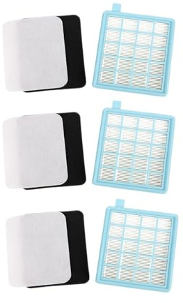 Set Filtri FC8058/01, Compatibile Con Aspirapolvere Philips Power Pro, Active E Compact FC8470 FC8473 FC8630 FC9520, Ricambi E Accessori.(3 sets)