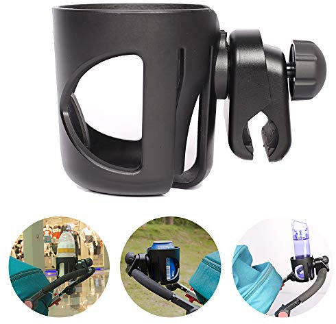 Universal Fahrrad Kinderwagen Buggy Getränkehalter Flaschenhalter Becherhalter für Trinkflaschen Nuckelflaschen kaffeehalter