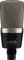 IMG STAGELINE ECMS-60 Großmembran Kondensator-Mikrofon, Vokal- und Instrumenten-Mikro für den professionellen Studio-Einsatz inkl. Mikrofon-Halter, Adapterschraube und Ledertasche, in Schwarz/Silber