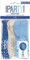 Vibrant 18th Glitz Latex Balloons in Light Blue, Royal Blue, & White (30cm) - Perfect for Parties, Celebrations & Events - 6ct