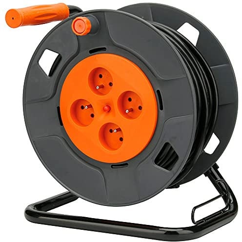 Zenitech - Carrete DIY - 4 tomas 16A - 3G1.5mm² - 40m