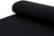 Baumwoll - Sweat Stoff kuschelweich Alpenfleece einfarbig schwarz - Meterware ab 25 cm x 150 cm - Stoff zum Nähen
