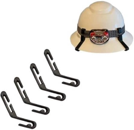 Hart Hat Clips: Schutzhelm mit voller Krempe, Schwarz