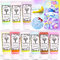 ASTRYAS DIY Phone Case Kit, 9pcs Decoden Cream Clay Glue, Silicone Cream Adhesive Set with 14 Plastic Decorating Tips (Rainbow Color Set)