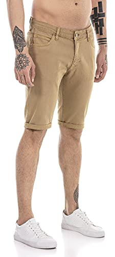 Redbridge Jeans-Shorts für Herren Kurze Hose Denim Freizeithose Chino Look