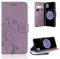 AROYI Lederhülle Kompatibel mit Samsung Galaxy S9 Hülle, Premium Leder Flip Wallet Handyhülle PU Leder Klappbar Handytasche Magnetisch Kartenfach Schutzhülle Kompatibel mit Samsung Galaxy S9 Lila
