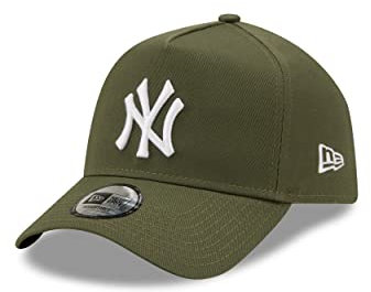 New Era New York Yankees MLB Colour Essential Olive 9Forty E-Frame Snapback Cap - One-Size