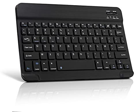 KARYLAX - Mini Clavier Noir sans Fil Bluetooth [AZERTY Français] pour Tablette 7/8 Pouces Danew, Archos, Logicom, Samsung, Blackview, iPad Mini