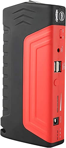 Vokot TM15 Avviatore di emergenza batteria auto e moto, 600A capacità batteria 50800 mAh, ricaricabile con porte USB per ricarica rapida e luce a 3 led, valigetta portatile