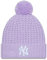 New Era New York Yankees Purple MLB Cosy Pom Women Beanie - One-Size
