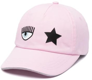 Chiara Ferragni Eye Star Baseball Cap, Rosa