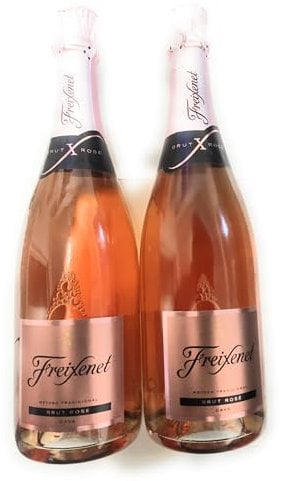 Freixenet Brut Rose Cava NV 75 cl (2 Bottles of 750 ml Supplied)