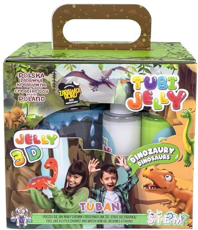 Tuban Tubi Gelee Set mit 6 Farben und kleinem Aquarium - Di