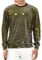 Casey Kevin Herren Pailletten Langarmshirts in Gold und Silber, Glänzende Oberteile für Männer, Party Karneval Disco Club Kostüm