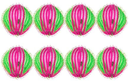 Aznever Tierhaarentferner-Bälle für Wäsche, Trockner-Haarfänger - Wiederverwendbarer 8-teiliger Fusselentferner und Tierhaarfänger für Wäsche - 8 tragbare Wasch- und Trockenbälle zum Entfernen von