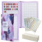 Acycoin2A ㅤ Acycoin2A 216 Nail Colour Chart Display Gel Nail Polish Colour Book with 240 Artificial Nail Tips and Sticker Number (A)