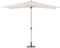 Hespéride - Parasol Droit rectangulaire inclinable Loompa Argile et blé 3 x 2m en Aluminium et Polyester