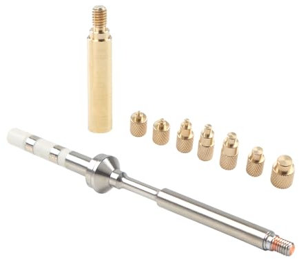 Jemora 3D-Druckerzubehör, Heißschmelzmutternköpfe-Set, Messing-Einführwerkzeug M2-M8, Modell-Heizzubehör-Kit