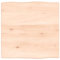 vidaXL Tischplatte, Holzplatte für Tisch Esstisch Couchtisch, Massivholzplatte Handgefertigt mit Baumkante, Ersatztischplatte, 40x40x2cm Massivholz Eiche Unbehandelt