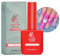 Lavender Violets 15ml 5 in 1 Builder Base,Press on Nails Glue Clear Strengthening Hard Gel Strong Nails Tips & Extensions UV LED Soak Off Nail Art Decorate Manicure Pedicure Larger Content A104