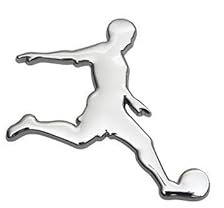 DLXYZML 2024 Lega Europea dell' Auto Adesivo per Ferrari,Auto Emblema Adesivi Lettere Adesivi Adesivi Numeri DIY Logo Decorazione Auto Esterno,Silver