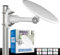 Outdoor TV Aerial - Outdoor HD Digital TV Aerial, Long Range Smart TV Aerial, Support Freeview Aerial/4K/1080P All TV, Attic or Outdoor, Weather Resistant, 32.8ft Cable(White)