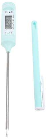 Elektronisches Babyflaschenthermometer, Sofort Ablesbares Wasserthermometer, Tragbares Milchtemperaturmessgerät mit Langer Sonde, für Heimreisen