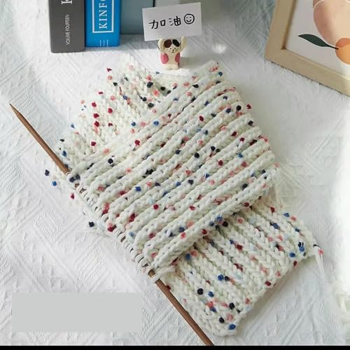 ROCILA 50 g/Rolle Rainbow Beans Wollgarn, süßes Mohairgarn, Strickgarn, DIY-Handwerk, Schal, Pullover, Strickgarn, Nähzubehör