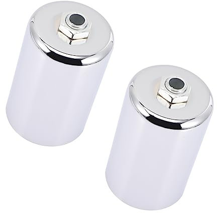 Mikikit 2St Lampenkopf Hexagon nicht Unterschrankbeleuchtung wiederaufladbar deckenlampe steckdose lamp holder schrauben e27 lampenfassung e27 schraubfassung Rostfreier Stahl Silver