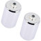 Mikikit 2St Lampenkopf Hexagon nicht Unterschrankbeleuchtung wiederaufladbar deckenlampe steckdose lamp holder schrauben e27 lampenfassung e27 schraubfassung Rostfreier Stahl Silver