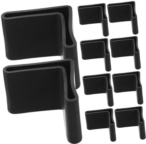 HOMSFOU 12 Stück Wiederverwendbare Dreieckige Gummi Stuhlbeinkappen Langlebige Möbelüberzüge rutschfeste Bodenschoner Für Stabile Stuhlfüße Im Haushalt