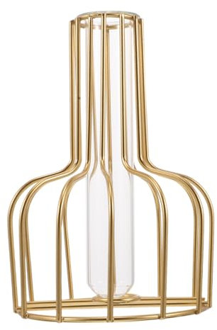 Yardwe Kleinen Glasvasen Reagenzglasvasen Für Blumen Vasen Aus Glas Für Wohnzimmer Schlafzimmer Büro Dekoration Für Zuhause Blumenvasen Aus Glasröhren