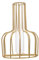 Yardwe 1 Satz Vase Goldene Dekoration Tischdekoration Ideen Wohnzimmer deko Kunstvolle Dekoration kleine blumentöpfe Pflanzgefäß aus Glasrohrhalter Kleiner Glastopf Eisen