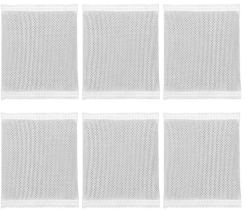 UPKOCH Cat Litter Box Carbon Filters 6 Pack Activated Charcoal Odour Control Replacements Universal Fit Keeps Litter Box Fresh Clean 3.74X2.95X0.20 Inches