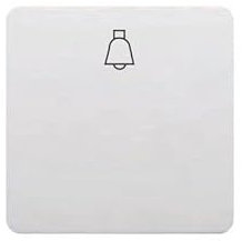Bjc sol - Tecla pulsador timbre ancha sol-teide blanco