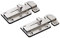 NELXULAS Loquet de porte coulissante en acier inoxydable (8,9 cm)