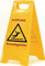 Warnschild - Achtung Rutschgefahr! Warnhinweis bei frisch gewischten Böden
