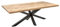 invicta INTERIOR Massiver Industrial Esstisch Galaxie 180cm Mangoholz sternenförmiges Gestell Massivholz Holztisch Tisch