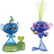 Hasbro E8419 DreamWorks Trolls World Tour Techno Riff Wackelspaß mit 2 Figuren, 1 mit Wackelbewegung Plus Sockel, Spielzeug zum Film Trolls World Tour