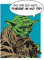 Komar Wandbild | Star Wars Classic Comic Quote Yoda | Kinderzimmer, Jugendzimmer, Dekoration, Kunstdruck | ohne Rahmen | WB122-40x50 | Größe: 40 x 50 cm (Breite x Höhe)