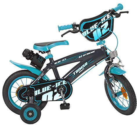 Toimsa 12 Zoll 12 Kinderfahrrad Kinder Jungen Fahrrad Rad Bike BMX Jungenfahrrad Blue Ice