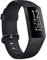 Oumida für Fitbit Armband, Kompatibel mit Charge 3/Charge 4, Verstellbarer klassischer Sport Ersatzarmband (Schwarz, Large)