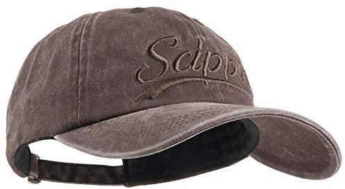 Scippis Herren & Damen Basecap Baseball Schildmütze Snapback Kappe Mütze Cap Schriftzug« Braun