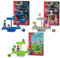 Epoch Games Super Mario Balancing Game Bundle, 3 Tabletop Action Games for Ages 4+ with 12 Collectible Super Mario Action Figures, Multi (7386)