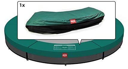 BERG Trampolin Schutzrand rund Federabdeckung 240 cm Randabdeckung grün - Talent InGround